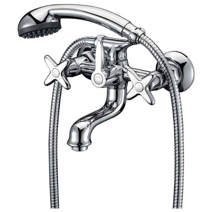 Смеситель "Флекс" для ванны, с аксессуарами, хром ZENTA Z0703_R Смеситель "Флекс" для ванны, с аксессуарами, хром ZENTA Z0703_R