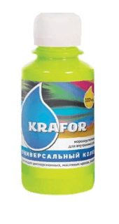 Колер универсальный Krafor САЛАТНЫЙ 100 мл 32 161