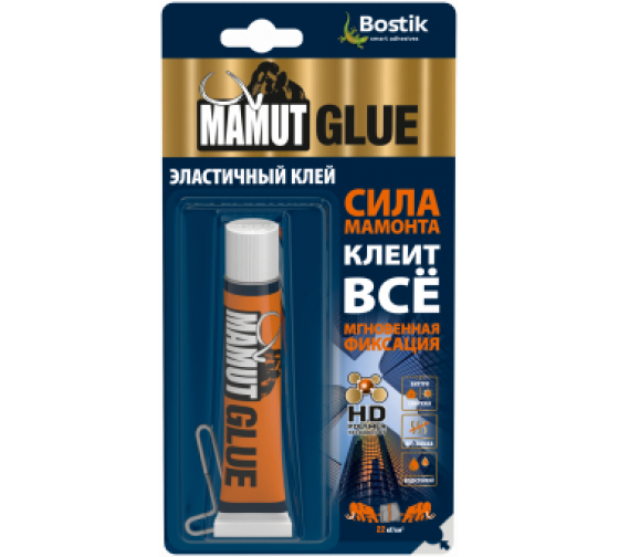 Клей монтажный Bostik Мамут Глю 25мл BOK638257 Клей монтажный Bostik Мамут Глю 25мл BOK638257