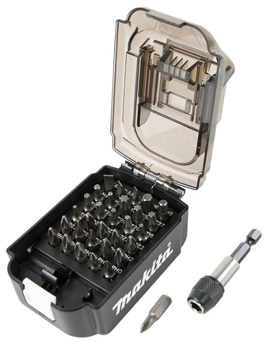 Набор вставок Makita 31 предмет в корпусе аккумулятора Набор вставок Makita 31 предмет в корпусе аккумулятора