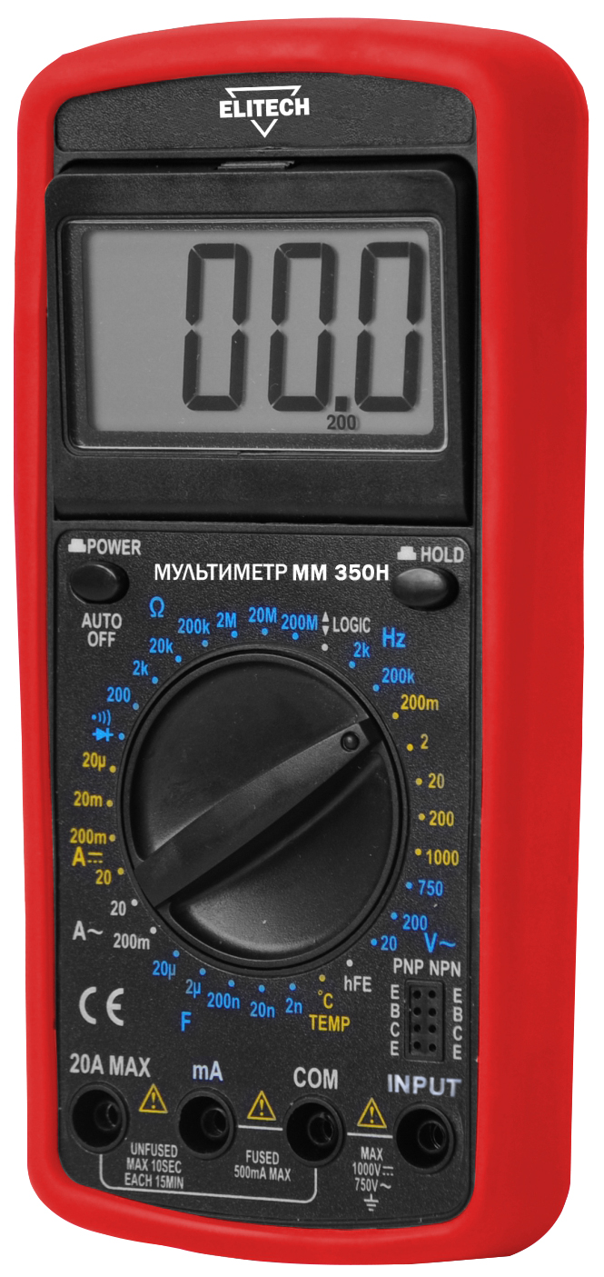Мультиметр Elitech ММ 350Н HD