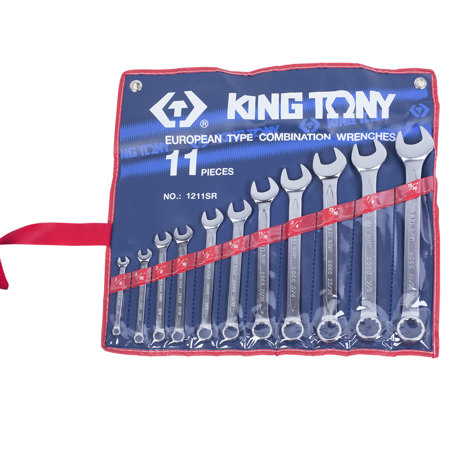 Набор комбинированных ключей KING TONY 11пр 1211SR Набор комбинированных ключей KING TONY 11пр 1211SR