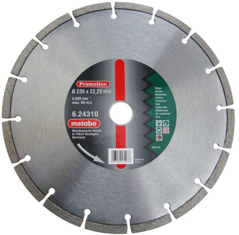 Алмазный круг 230х22 Universal Metabo 624310000 Алмазный круг 230х22 Universal Metabo 624310000
