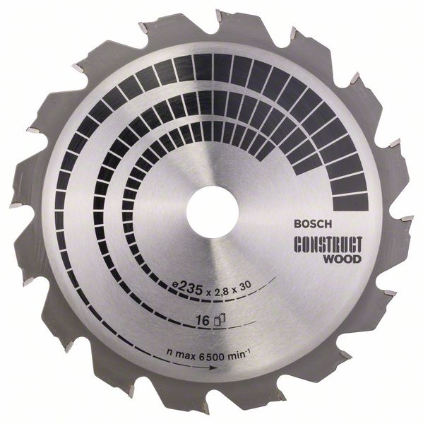 Диск пильный по дереву (235x30 z16) BOSCH Construct Wood 2.608.640.636 Диск пильный по дереву (235x30 z16) BOSCH Construct Wood 2.608.640.636