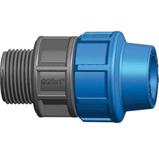 Муфта ПНД 20х 3/4" НР (50/500) Муфта ПНД 20х 3/4" НР (50/500)