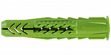 Дюбель универсальный UX  6х50мм R с бортиком Fischer GREEN 524855