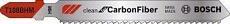 Пилка CleanCarbonFiber (92 мм; тип T108BHM;) для лобзика Bosch 2.608.667.449