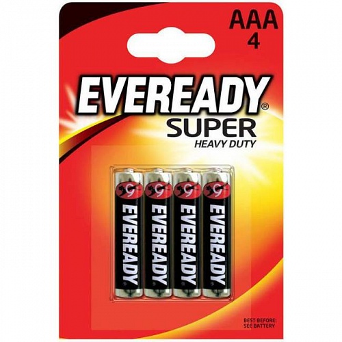 Батарейка ААА SUPER HEAVY DUTY 4шт Energizer 639608 Батарейка ААА SUPER HEAVY DUTY 4шт Energizer 639608