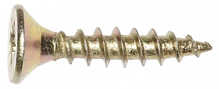 Шуруп универсальный 6х 30 желтый 25шт Шуруп универсальный 6х 30 желтый 25шт