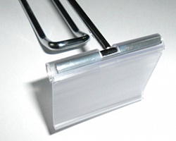 Ценник пластиковый для крючков с держателем 52х39 мм Ценник пластиковый для крючков с держателем 52х39 мм