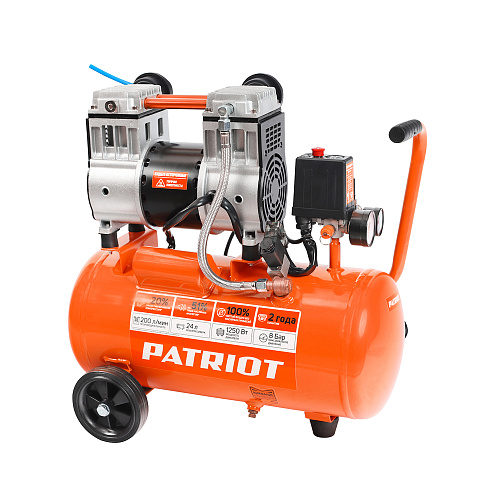 Компрессор PATRIOT WO 24-220 безмасляный 525301920 Компрессор PATRIOT WO 24-220 безмасляный 525301920