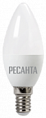 Лампа светодиодная Ресанта 5Вт свеча 4000К нейтр Е14 LL-R-C37-5W-230-4K-E14