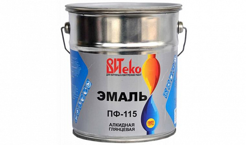Эмаль ВИТеко ПФ-115 коричневая 20 кг C1073 Эмаль ВИТеко ПФ-115 коричневая 20 кг C1073