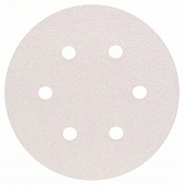 Шлифкруг ф150 на липкой основе 6 отверстий для краски k100 (5шт) BOSCH 2 608 605 025