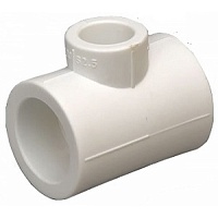Тройник переходной 110х90х110 PPRC (2/10) белый Тройник переходной 110х90х110 PPRC (2/10) белый