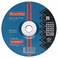 Круг шлифовальный ф180х6,0х22 для металла Novoflex (1/10) Metabo 616465000 Круг шлифовальный ф180х6,0х22 для металла Novoflex (1/10) Metabo 616465000