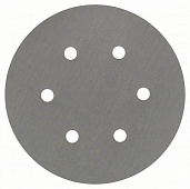 Шлифкруг ф150 на липкой основе 6 отверстий для камня k1200 (5шт) BOSCH 2 608 605 132