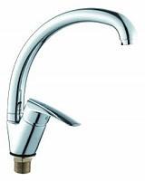 Смеситель KONNER "BLITZ" для кухни высокий поворотный излив BLZ1200