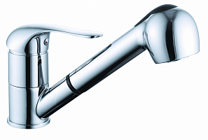 Смеситель KONNER "LINE" для кухни выдвижной излив LIN1110 Смеситель KONNER "LINE" для кухни выдвижной излив LIN1110