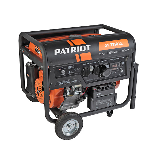 Генератор бензиновый Patriot GP 7210LE  (474101588) Генератор бензиновый Patriot GP 7210LE  (474101588)